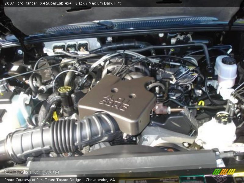 Black / Medium Dark Flint 2007 Ford Ranger FX4 SuperCab 4x4