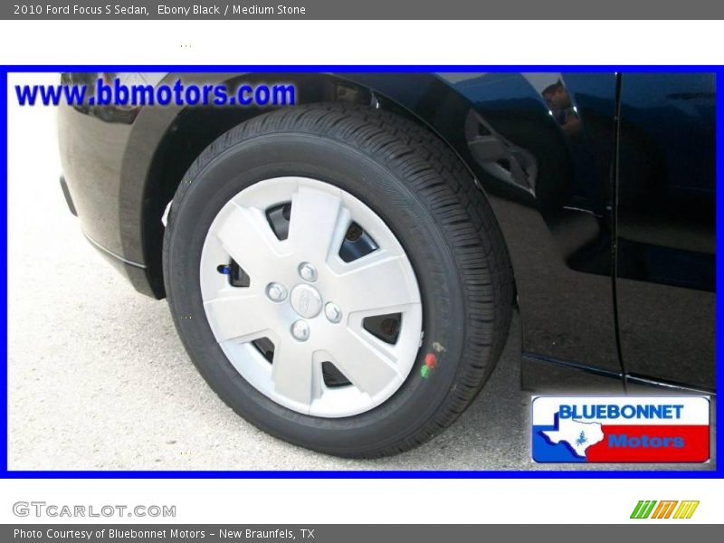 Ebony Black / Medium Stone 2010 Ford Focus S Sedan