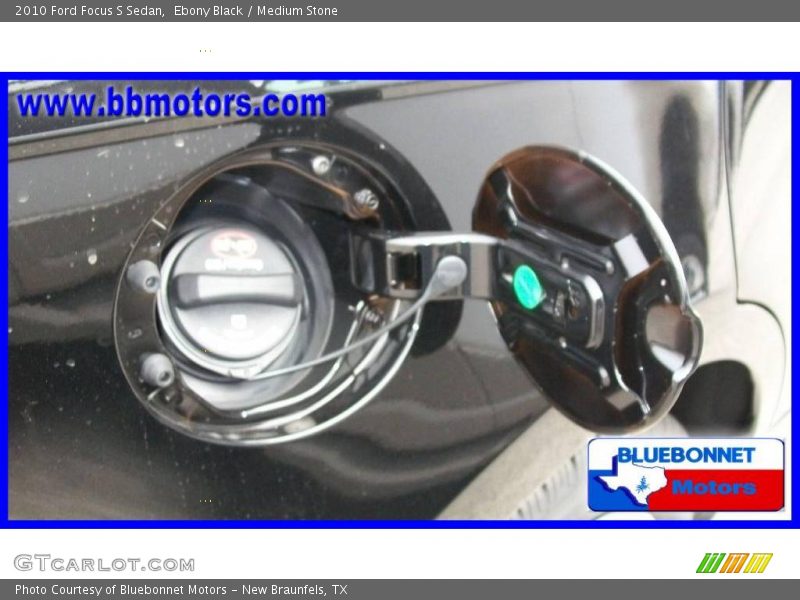 Ebony Black / Medium Stone 2010 Ford Focus S Sedan