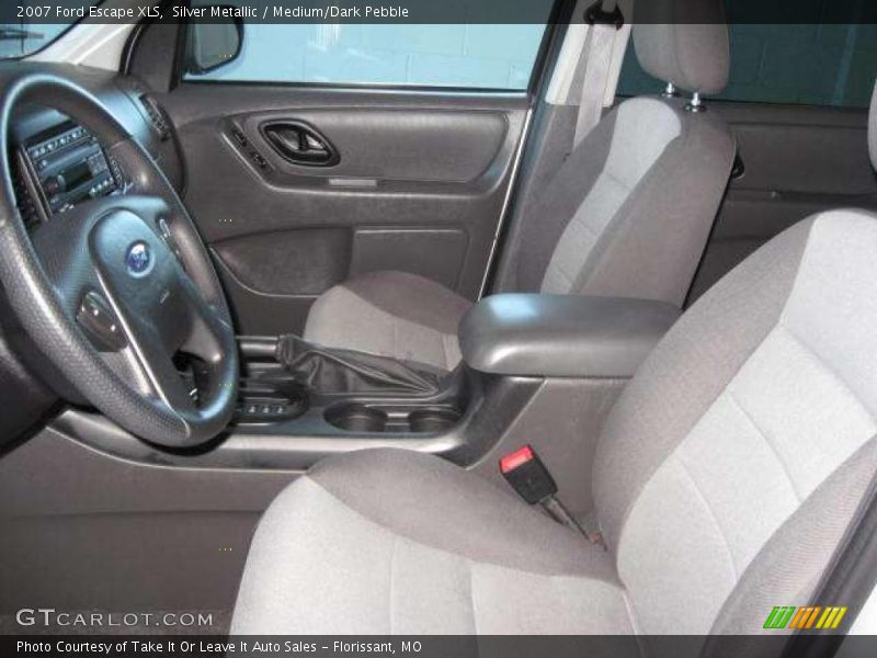 Silver Metallic / Medium/Dark Pebble 2007 Ford Escape XLS