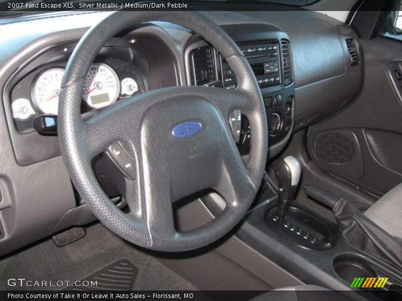 Silver Metallic / Medium/Dark Pebble 2007 Ford Escape XLS