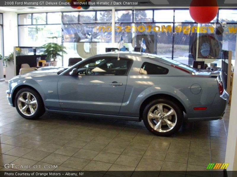 Windveil Blue Metallic / Dark Charcoal 2008 Ford Mustang GT Deluxe Coupe