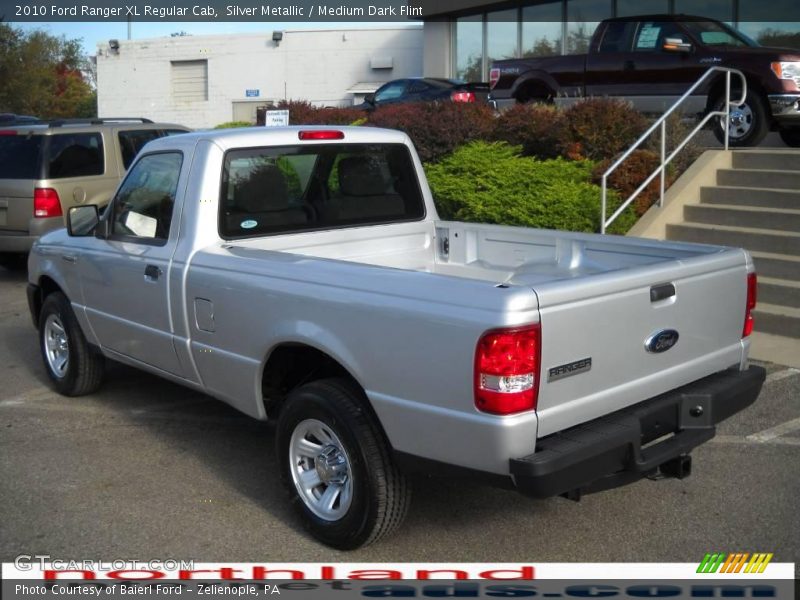 Silver Metallic / Medium Dark Flint 2010 Ford Ranger XL Regular Cab