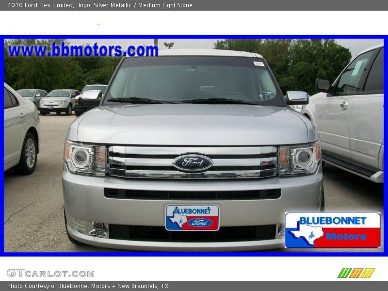Ingot Silver Metallic / Medium Light Stone 2010 Ford Flex Limited