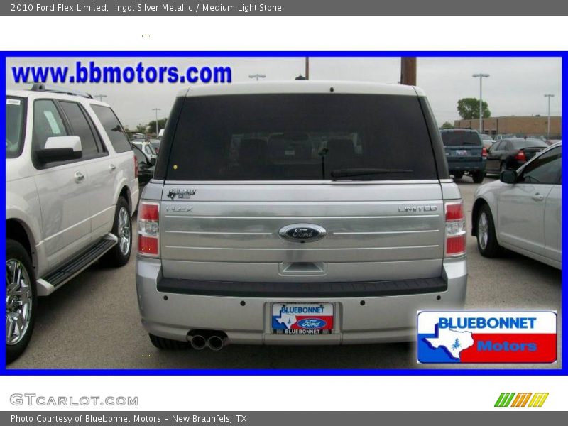 Ingot Silver Metallic / Medium Light Stone 2010 Ford Flex Limited