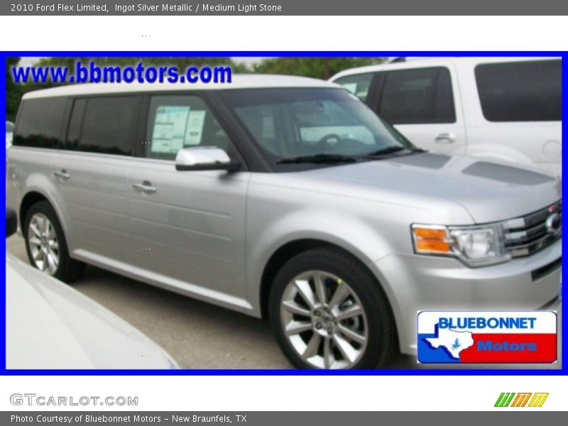 Ingot Silver Metallic / Medium Light Stone 2010 Ford Flex Limited