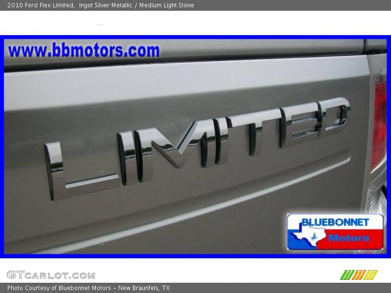 Ingot Silver Metallic / Medium Light Stone 2010 Ford Flex Limited