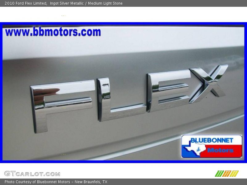 Ingot Silver Metallic / Medium Light Stone 2010 Ford Flex Limited