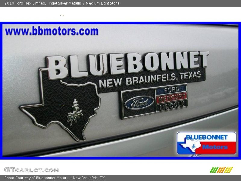Ingot Silver Metallic / Medium Light Stone 2010 Ford Flex Limited