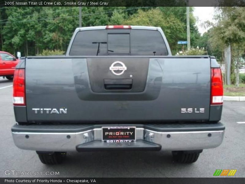 Smoke Gray / Steel Gray 2006 Nissan Titan LE Crew Cab