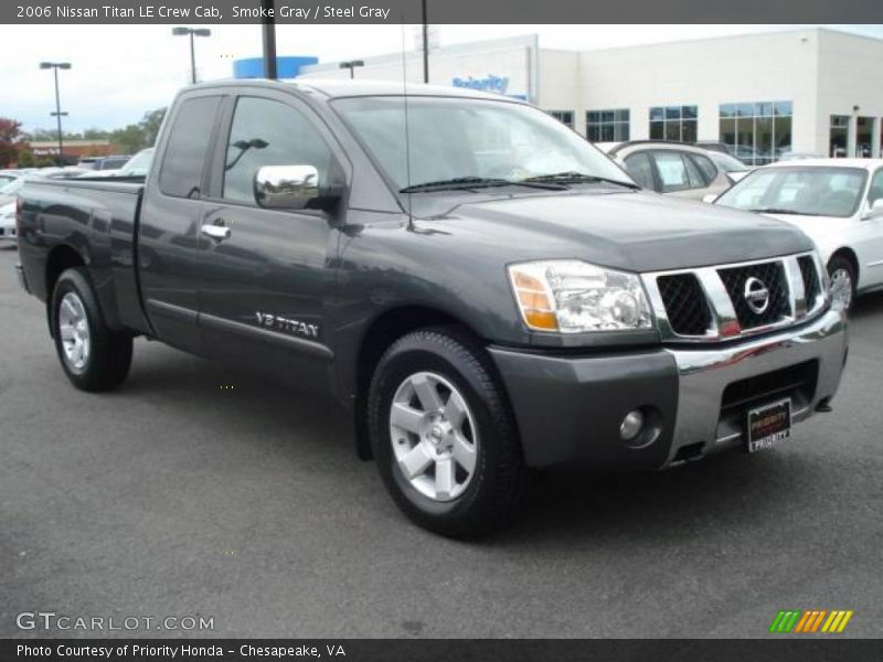 Smoke Gray / Steel Gray 2006 Nissan Titan LE Crew Cab