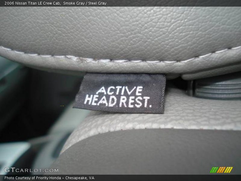 Smoke Gray / Steel Gray 2006 Nissan Titan LE Crew Cab