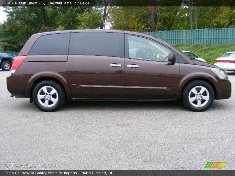 Chestnut Metallic / Beige 2007 Nissan Quest 3.5