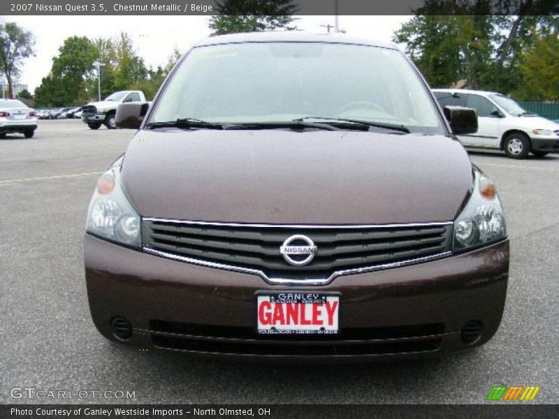 Chestnut Metallic / Beige 2007 Nissan Quest 3.5