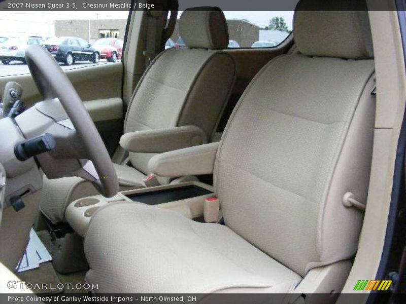 Chestnut Metallic / Beige 2007 Nissan Quest 3.5