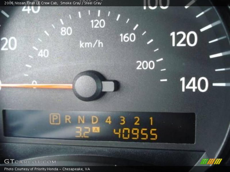 Smoke Gray / Steel Gray 2006 Nissan Titan LE Crew Cab
