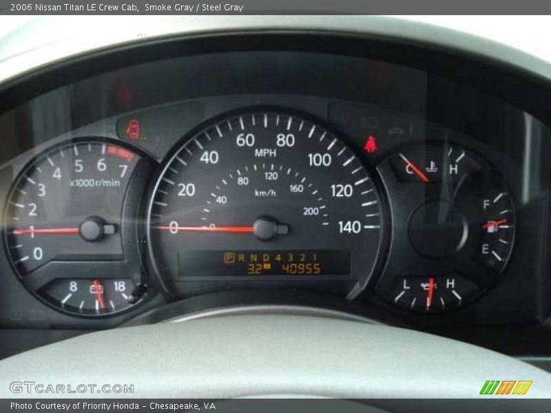 Smoke Gray / Steel Gray 2006 Nissan Titan LE Crew Cab