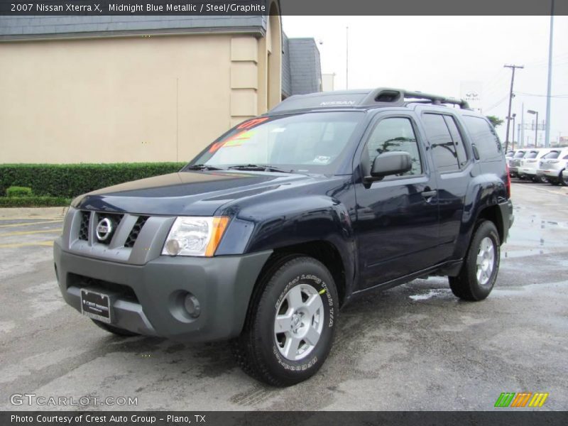 Midnight Blue Metallic / Steel/Graphite 2007 Nissan Xterra X