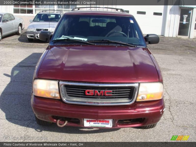 Monterey Maroon Metallic / Graphite 2000 GMC Jimmy SLE 4x4