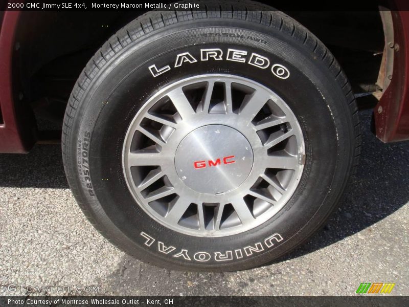 Monterey Maroon Metallic / Graphite 2000 GMC Jimmy SLE 4x4