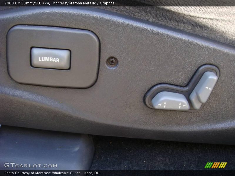 Monterey Maroon Metallic / Graphite 2000 GMC Jimmy SLE 4x4