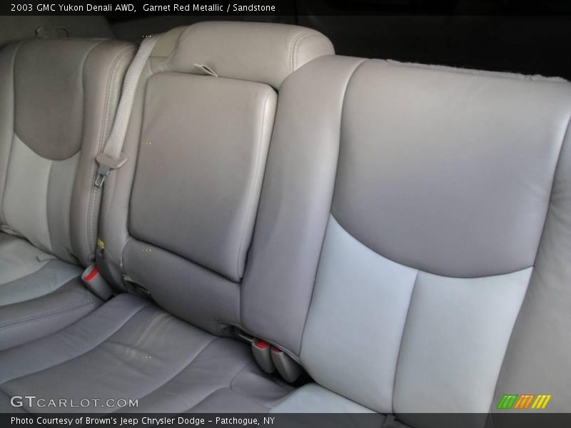 Garnet Red Metallic / Sandstone 2003 GMC Yukon Denali AWD