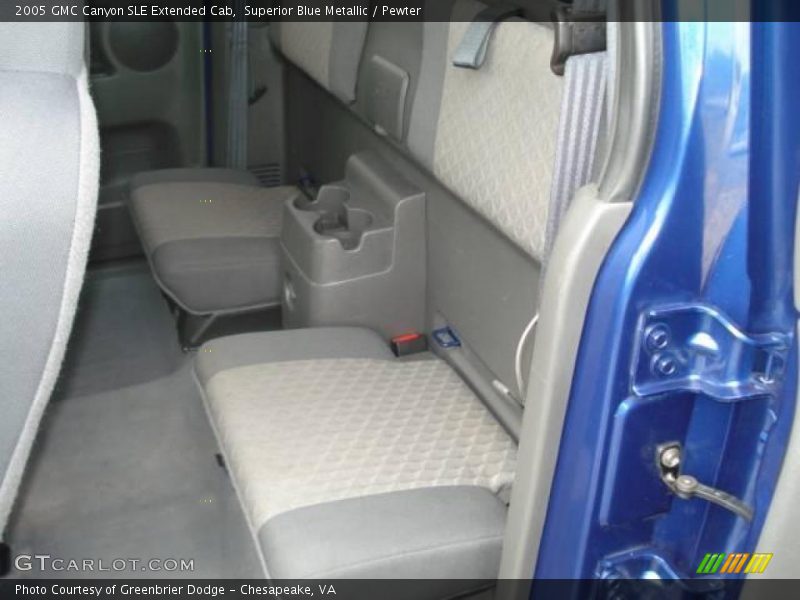 Superior Blue Metallic / Pewter 2005 GMC Canyon SLE Extended Cab