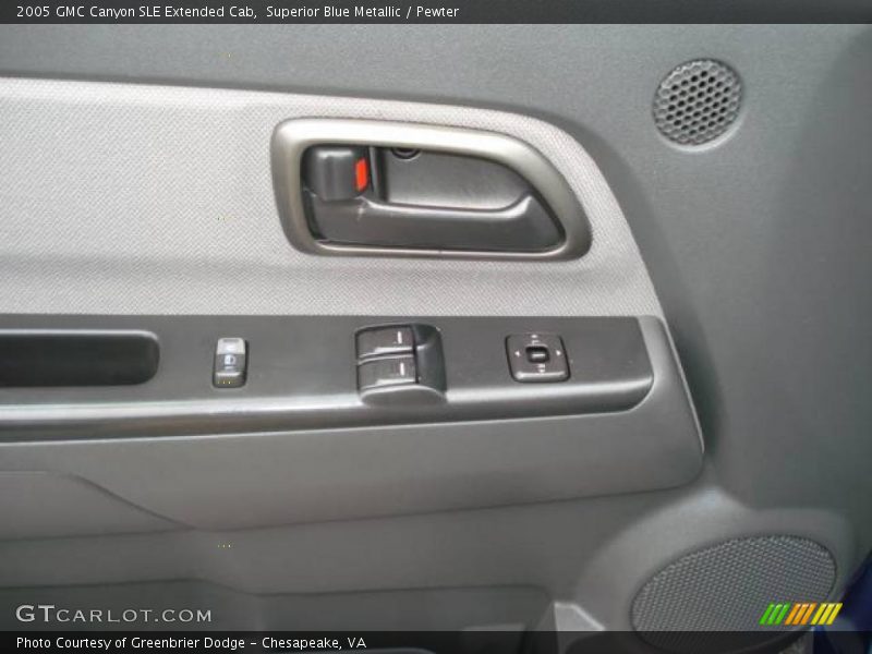 Superior Blue Metallic / Pewter 2005 GMC Canyon SLE Extended Cab