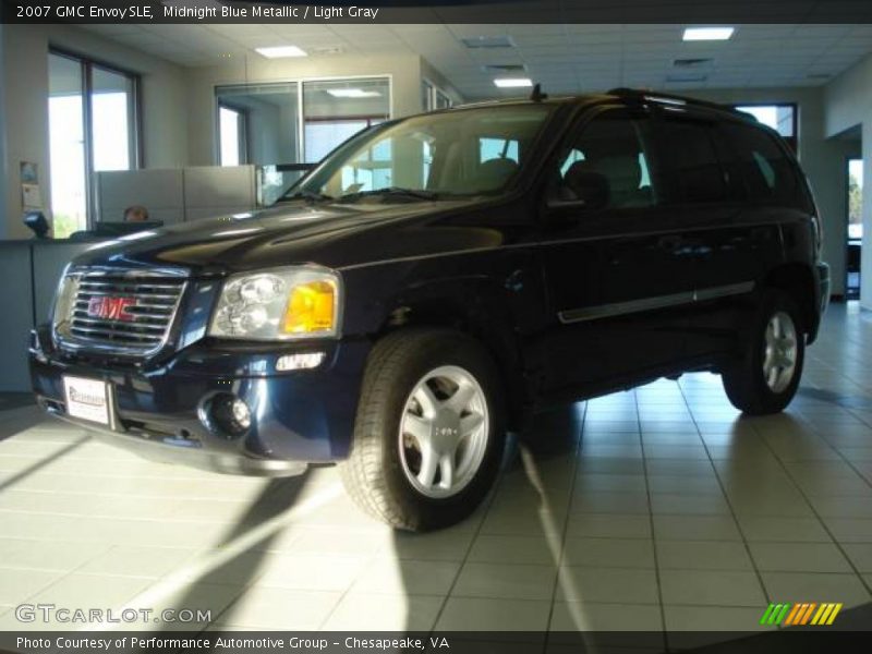 Midnight Blue Metallic / Light Gray 2007 GMC Envoy SLE