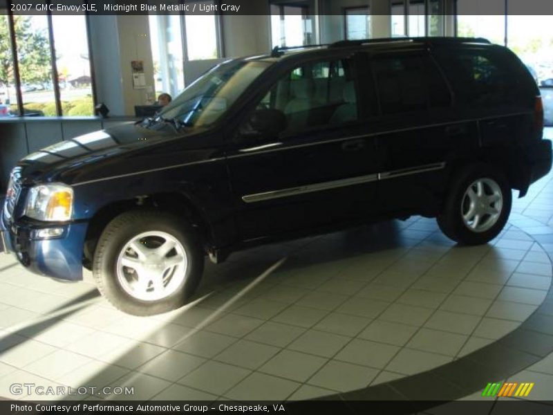 Midnight Blue Metallic / Light Gray 2007 GMC Envoy SLE