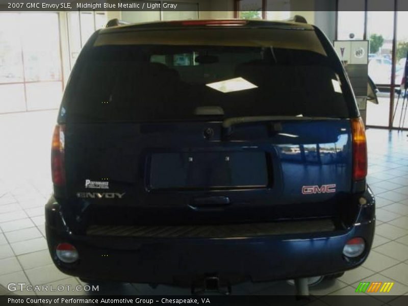 Midnight Blue Metallic / Light Gray 2007 GMC Envoy SLE