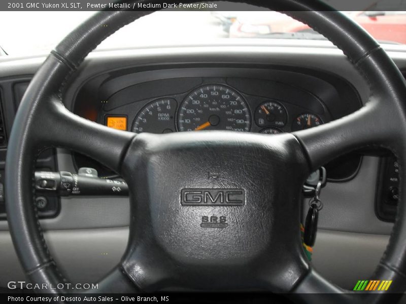 Pewter Metallic / Medium Dark Pewter/Shale 2001 GMC Yukon XL SLT