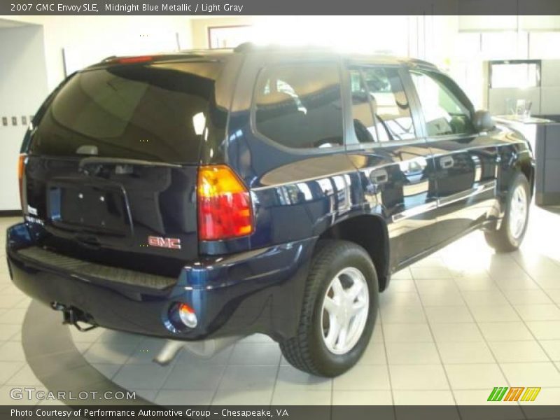 Midnight Blue Metallic / Light Gray 2007 GMC Envoy SLE