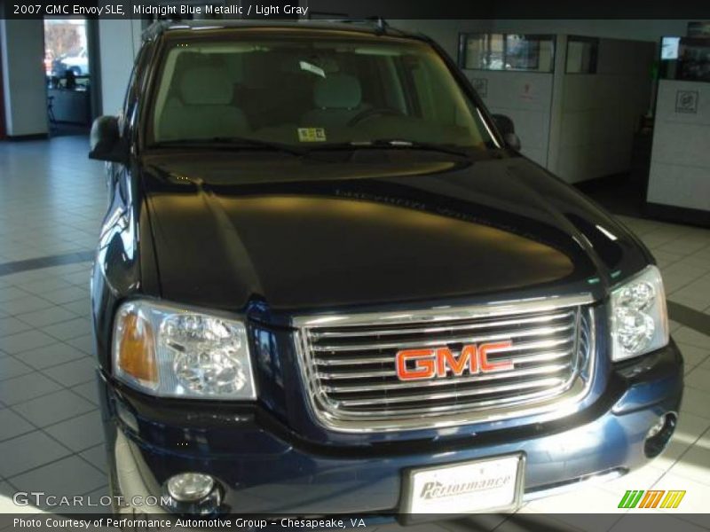 Midnight Blue Metallic / Light Gray 2007 GMC Envoy SLE