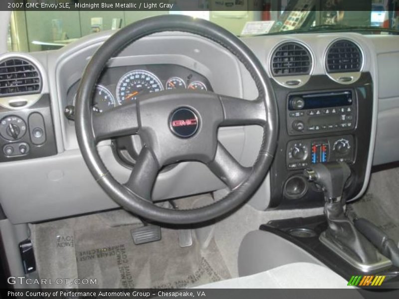 Midnight Blue Metallic / Light Gray 2007 GMC Envoy SLE
