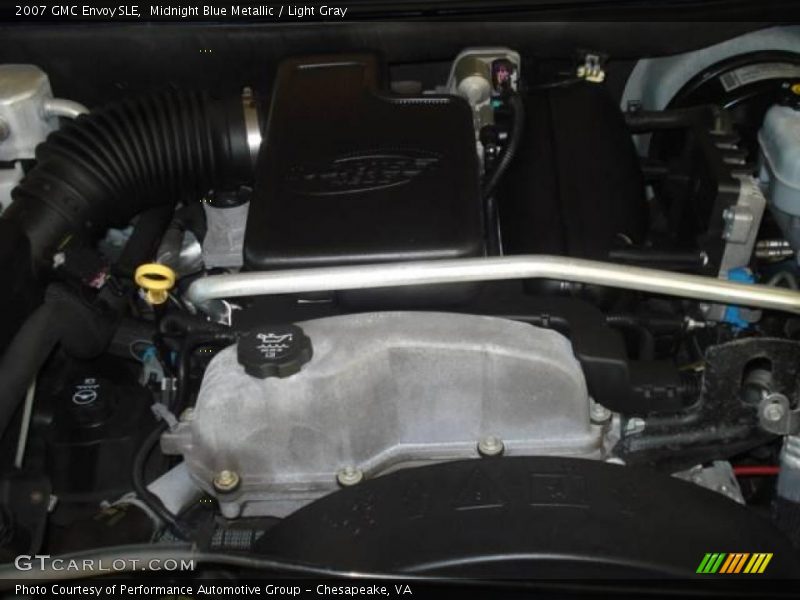 Midnight Blue Metallic / Light Gray 2007 GMC Envoy SLE