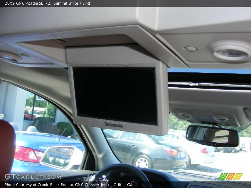 Summit White / Brick 2009 GMC Acadia SLT-2