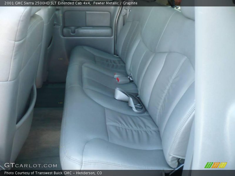 Pewter Metallic / Graphite 2001 GMC Sierra 2500HD SLT Extended Cab 4x4