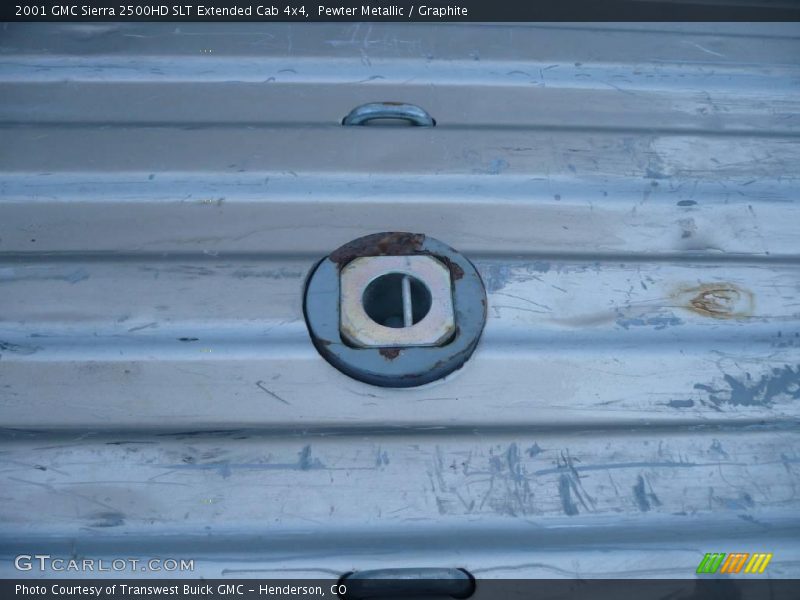 Pewter Metallic / Graphite 2001 GMC Sierra 2500HD SLT Extended Cab 4x4
