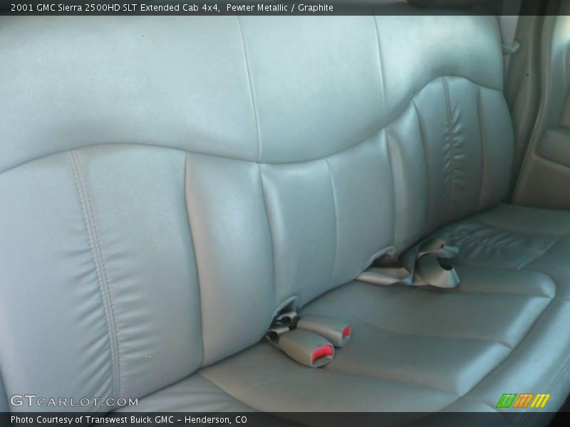 Pewter Metallic / Graphite 2001 GMC Sierra 2500HD SLT Extended Cab 4x4