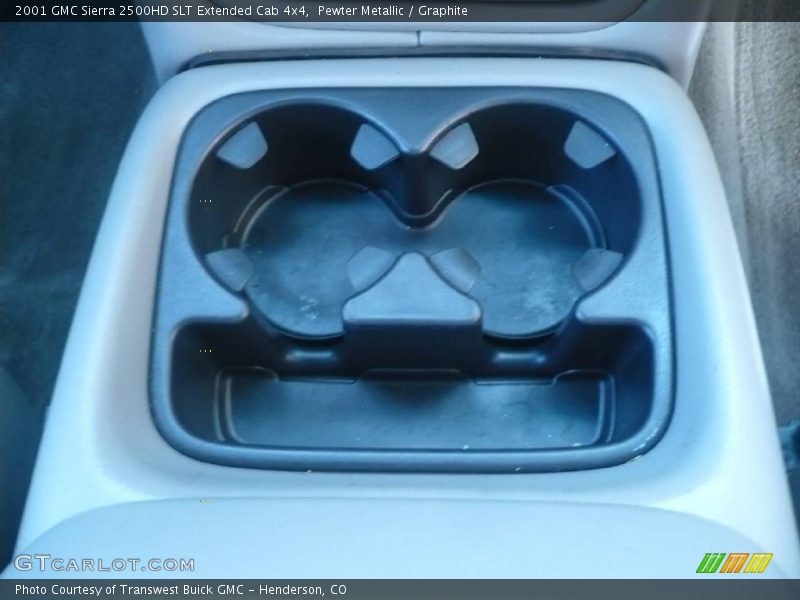 Pewter Metallic / Graphite 2001 GMC Sierra 2500HD SLT Extended Cab 4x4
