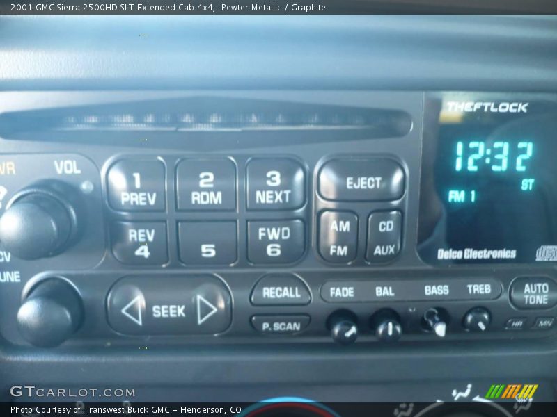 Pewter Metallic / Graphite 2001 GMC Sierra 2500HD SLT Extended Cab 4x4