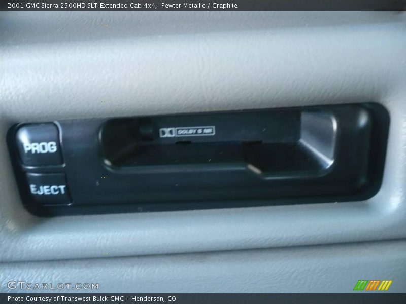 Pewter Metallic / Graphite 2001 GMC Sierra 2500HD SLT Extended Cab 4x4