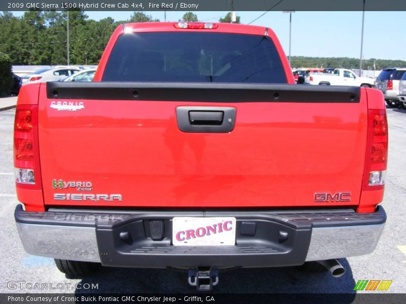 Fire Red / Ebony 2009 GMC Sierra 1500 Hybrid Crew Cab 4x4