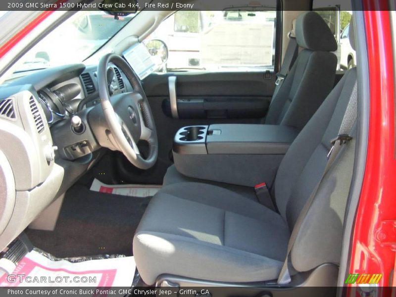 Fire Red / Ebony 2009 GMC Sierra 1500 Hybrid Crew Cab 4x4