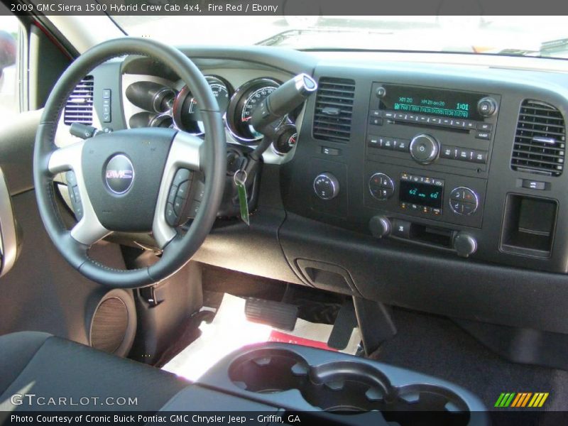 Fire Red / Ebony 2009 GMC Sierra 1500 Hybrid Crew Cab 4x4