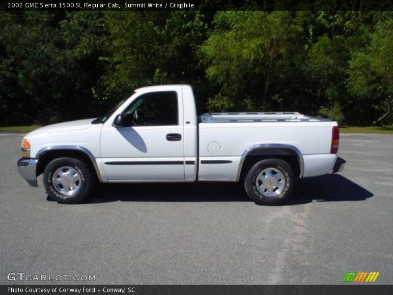 Summit White / Graphite 2002 GMC Sierra 1500 SL Regular Cab