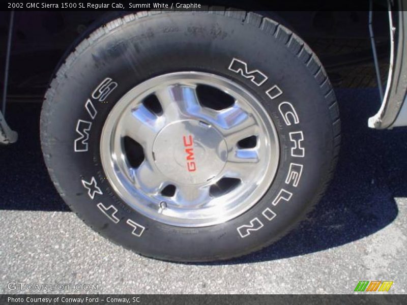 Summit White / Graphite 2002 GMC Sierra 1500 SL Regular Cab