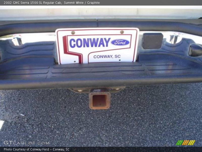 Summit White / Graphite 2002 GMC Sierra 1500 SL Regular Cab