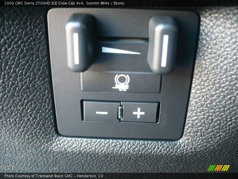 Summit White / Ebony 2009 GMC Sierra 2500HD SLE Crew Cab 4x4